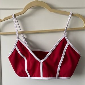 Carbon38 Red Sports Bra
